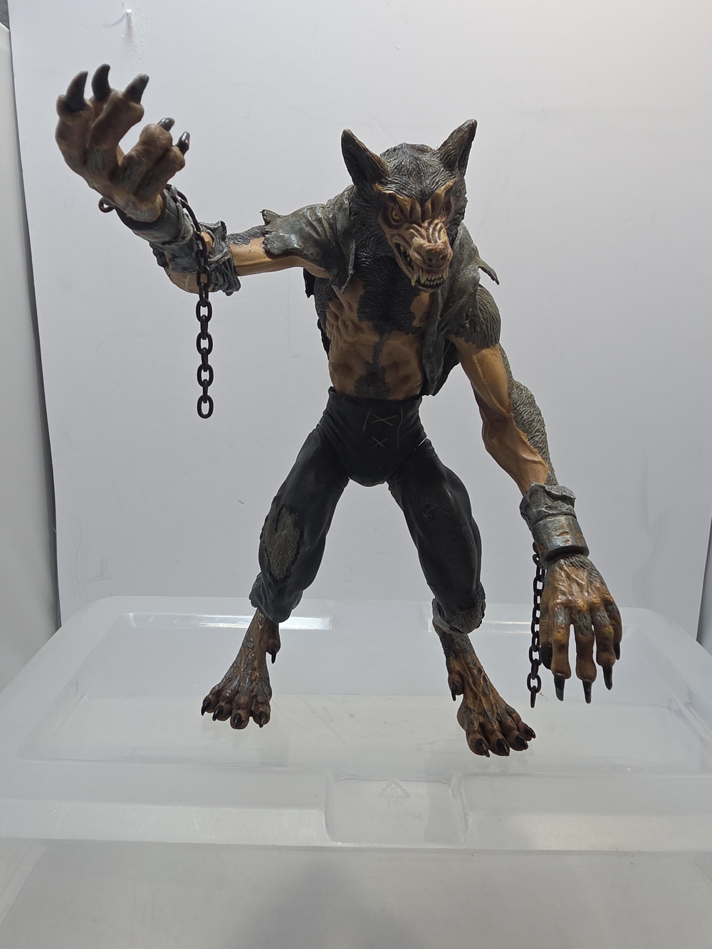 2003 Stan Winston Blood Wolves Wulv Werewolf Action Figure Incomplete (MM)